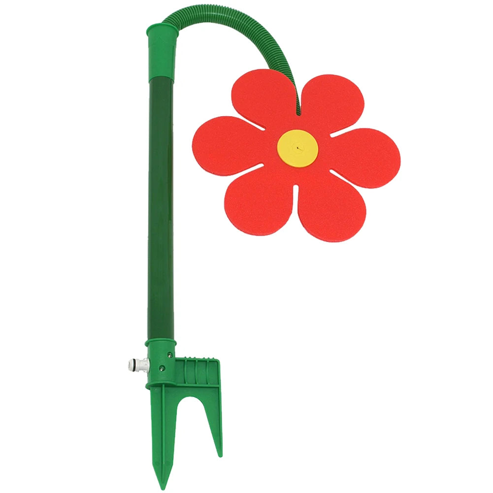 Crazy Spin Sprinkler Flower Shape Dancing Daisy Sprinklers 720 Rotating Water Spray Toy Garden Decor Irrigation Tool