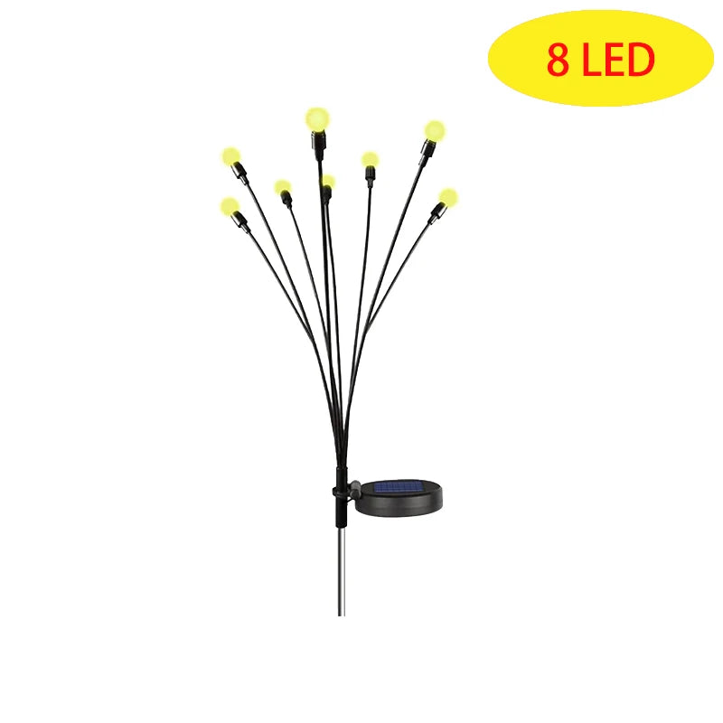 Solar Lights Outdoor LED Garden Light Solar Firefly Light Garden Decor Solar Lawn Lamp For Garden Yard Decor
