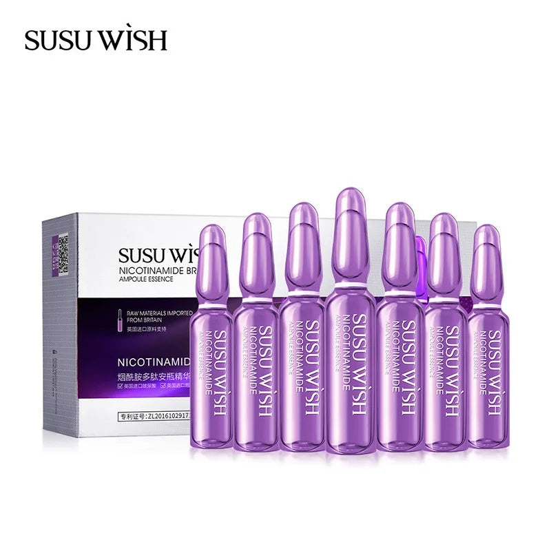 28pcs/set Niacinamide Peptide Ampoule Serum Anti-Aging Shrink Pores Firming Skin Deep Moisturizing Facial Skin Care Essence