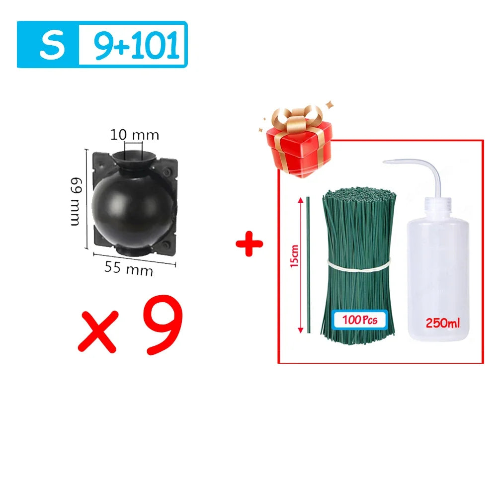 Reusable Plant Rooting Ball Transplant Nursery Ball Sapling Propagation Grafting Breeding Case for Home Gardening Accesorries