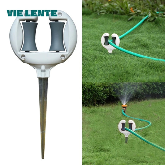 3pcs Garden Hose Guide Nail Water Pipe Positioning Holding Smooth Roller Pointed Head Outdoor Yard Garden Irrigation Tool