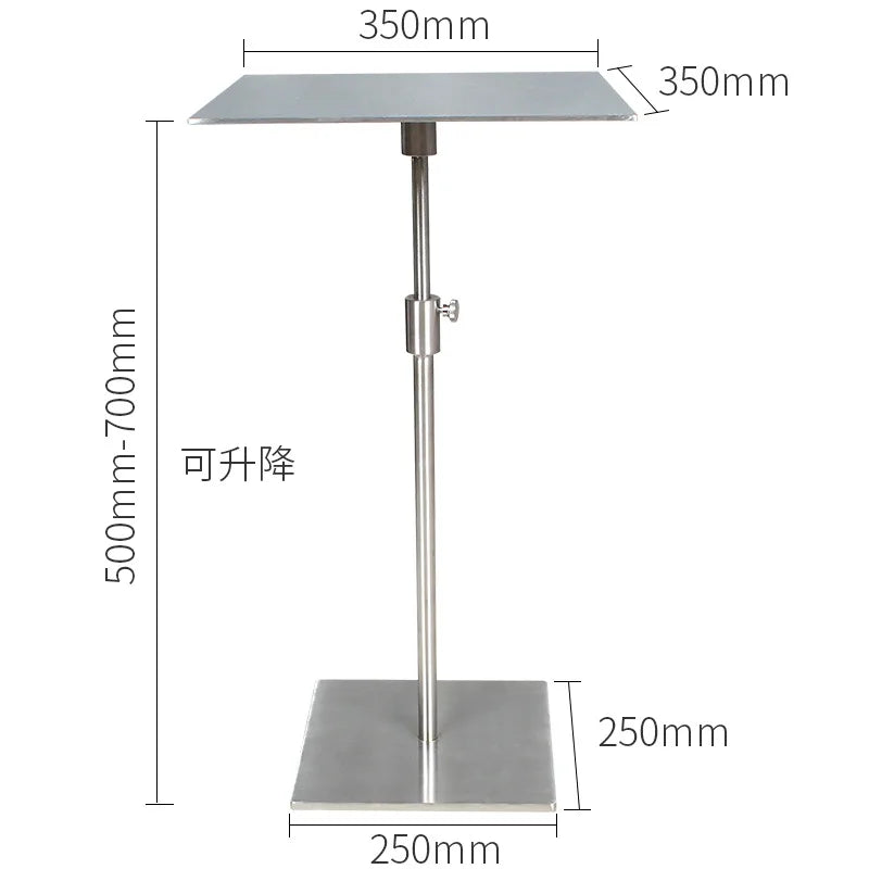 Stainless Steel Lifting Coffee Table Square Or Circular Diameter 30-35 50 Mobile Sofa Side Table Light Luxury Metal Tall Table