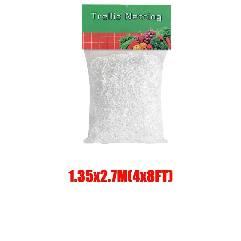 Garden Plant Trellis Netting Garden Square Mesh Netting for Climbing Plants Outdoor, Fruits, Vegetables, Vines, Grow Tents
