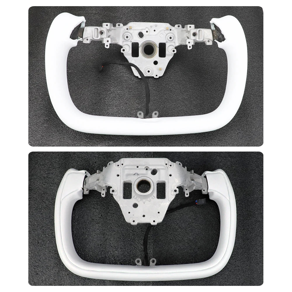 2025 Yoke Handle for New Model Y Juniper Heating Yoke Steering Wheel For Tesla Personalized Racing Leather Customized Accessory