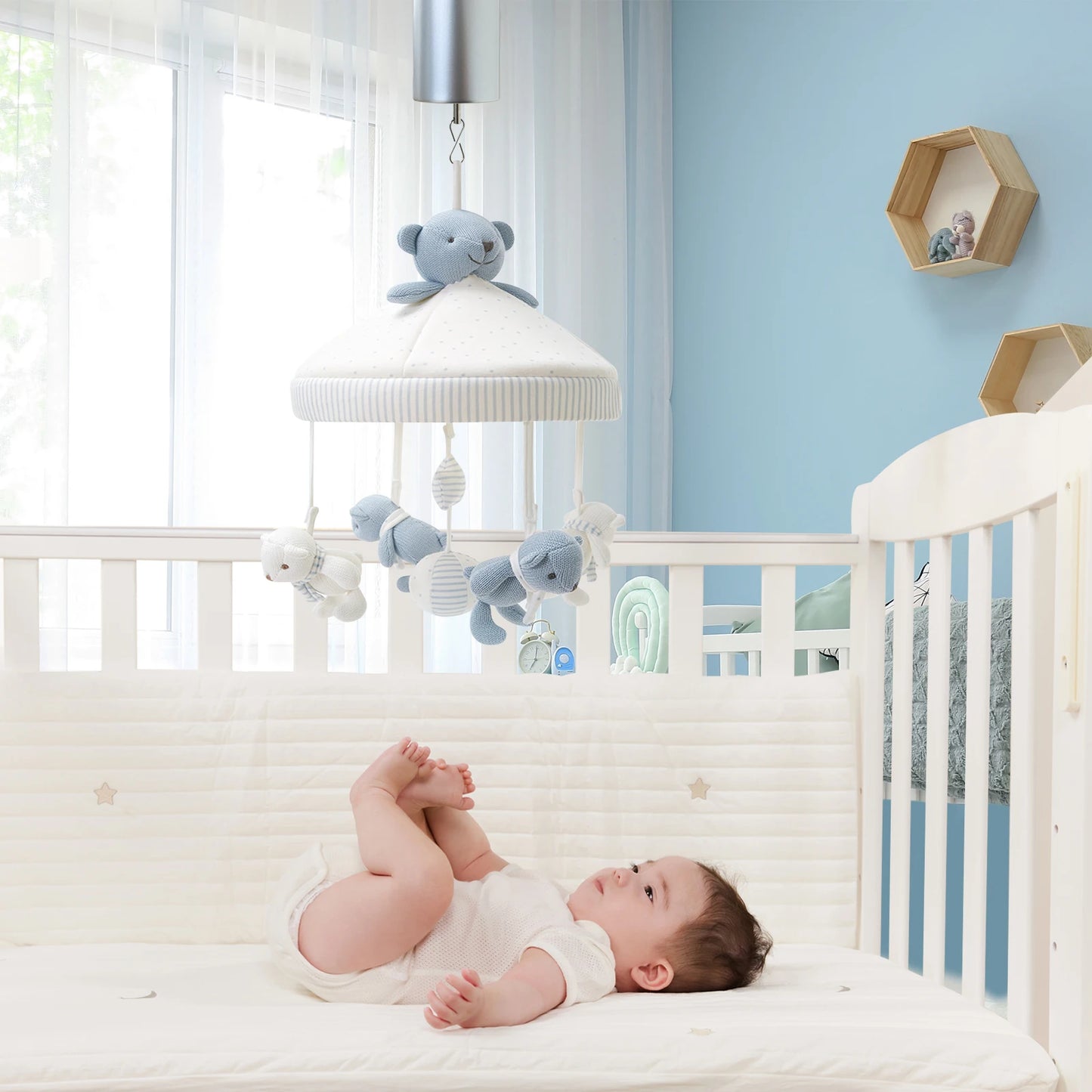 PSATHENATI Wind motor Battery powered mobile motor with remote control decoration rotating ball Wind chime spiral 10or20RPM