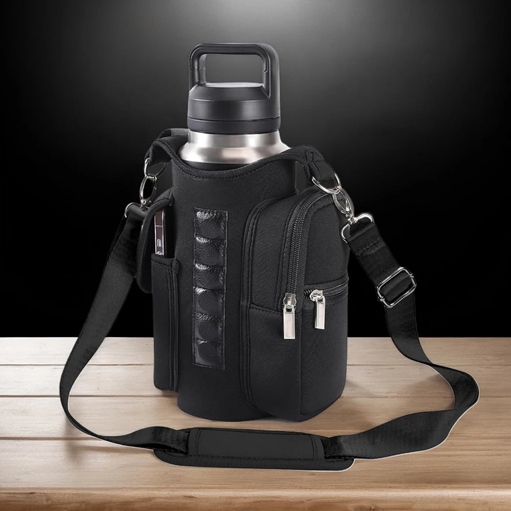 Magnetic Gym Bag Water Bottle Bag Sling Bag Phone Holder Water Bottle Carrier Bag for Men Women Fitness Travel Sports