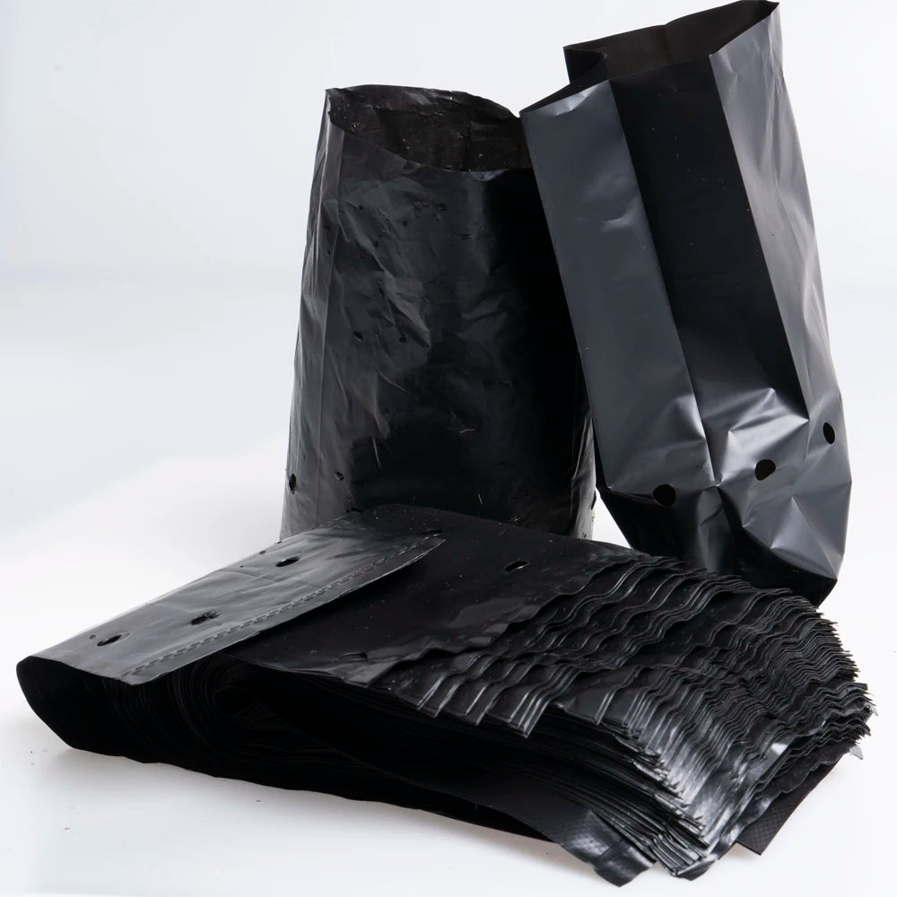 10-100 planting bags PE polybags vegetable nursery bags garden plastic bags peanut thickened planting bags nursery pots