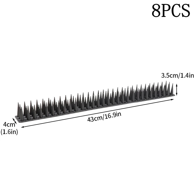 Plastic Anti-Bird Spikes Balcony Eaves Windowsills Bird Repellent Anti-Pigeon Anti-Cat Bird Repeller Thorn Boxed Package