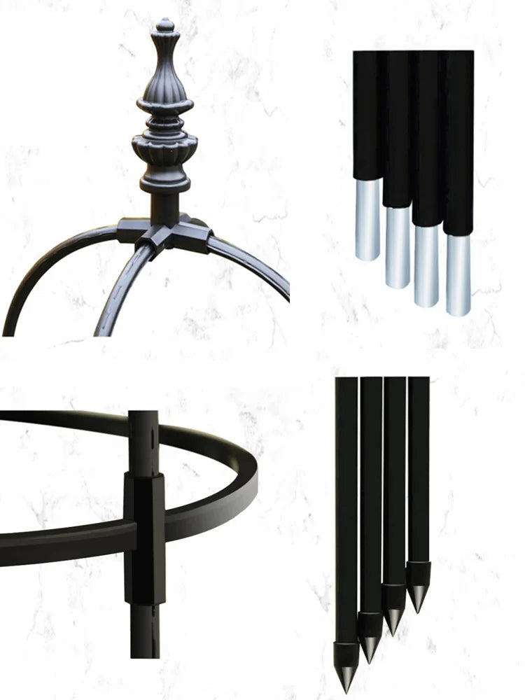 Plant Climbing Supporter Climbing Plant Support Frame Outdoor Flower Vines Pot Stand Garden Climbing Frame Indoor Floral Decor