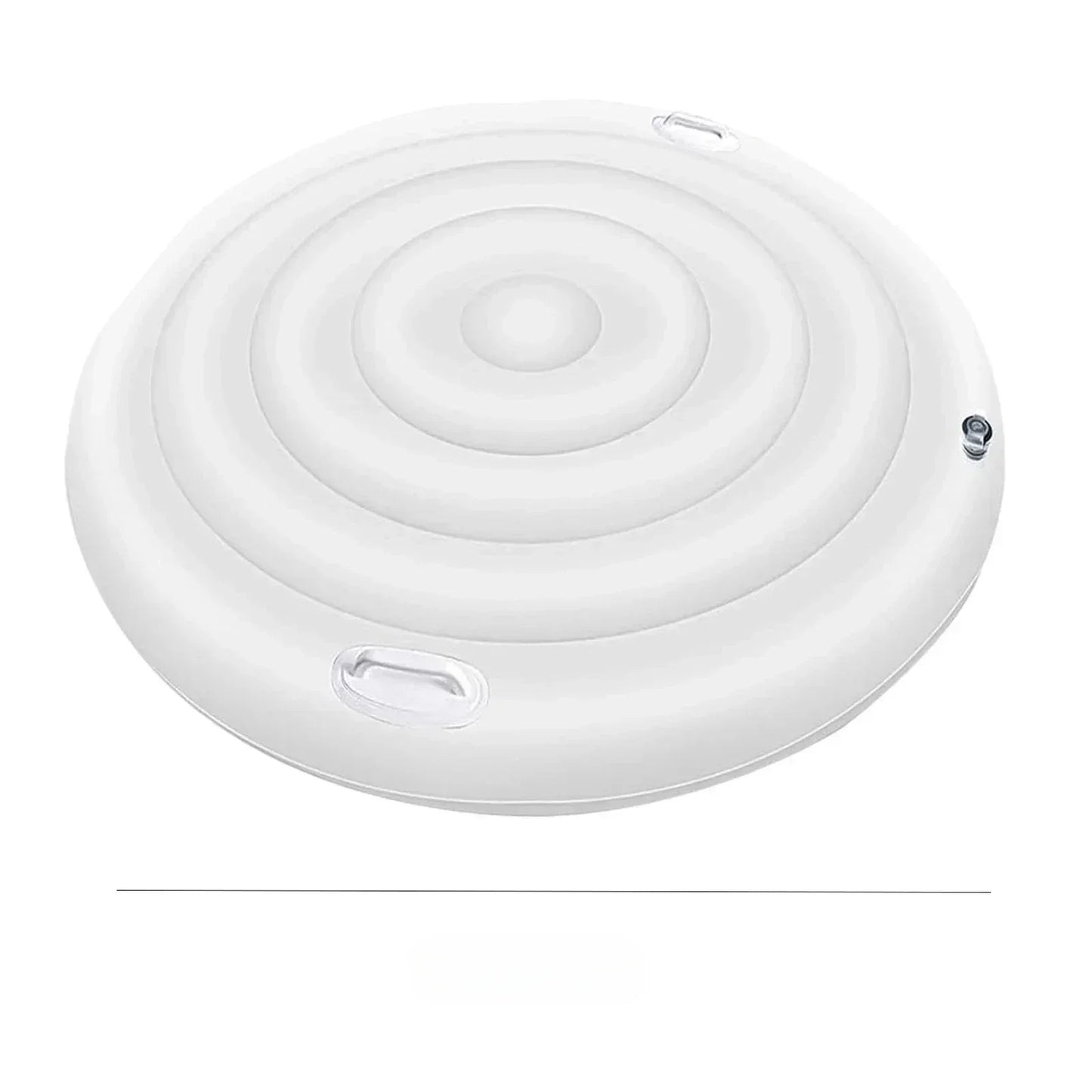 140/165cm Diameter Jacuzzi Inflatable Energy Saving Round Hot Tub Lid Outdoor Spa Pool Windproof Rain Overflow Thermal Cover