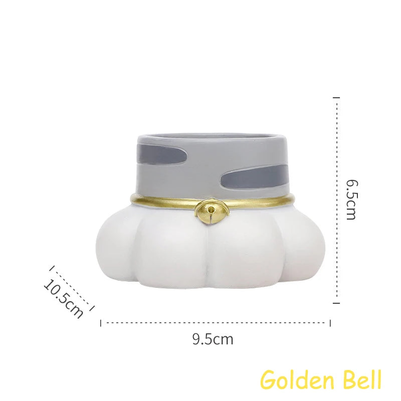 Cat's Paw Shaped Succulents Plants Pot Creative Kitten Planter for Mini Bonsai Fairy Garden Ornaments Home Tabletop Decoration