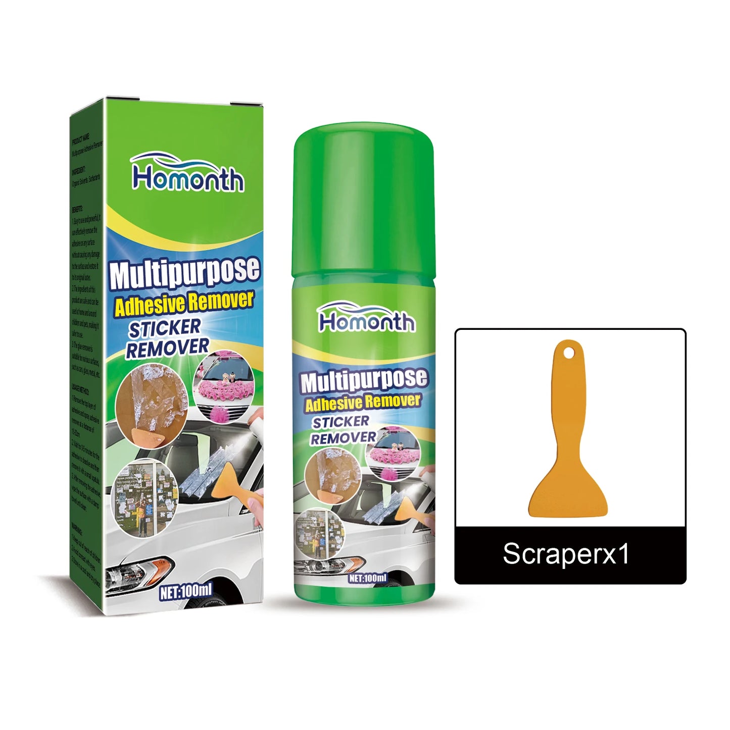 Homonth Glue Remover Multi-purpose Remove Glue Fast Dissolve Adhesive Substance Remove Glue Wash Glue No Marks Mild Cleaner