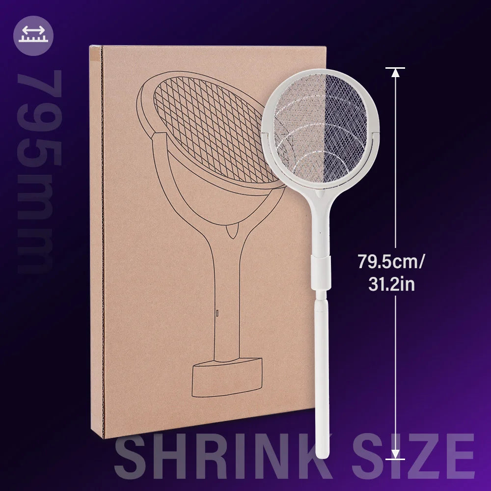 3500V 5in1 Mosquito Killer Lamp Multicunctional Angle Adjustable Bug Zapper Electric USB Rechargeable Mosquito Fly Bat Swatter