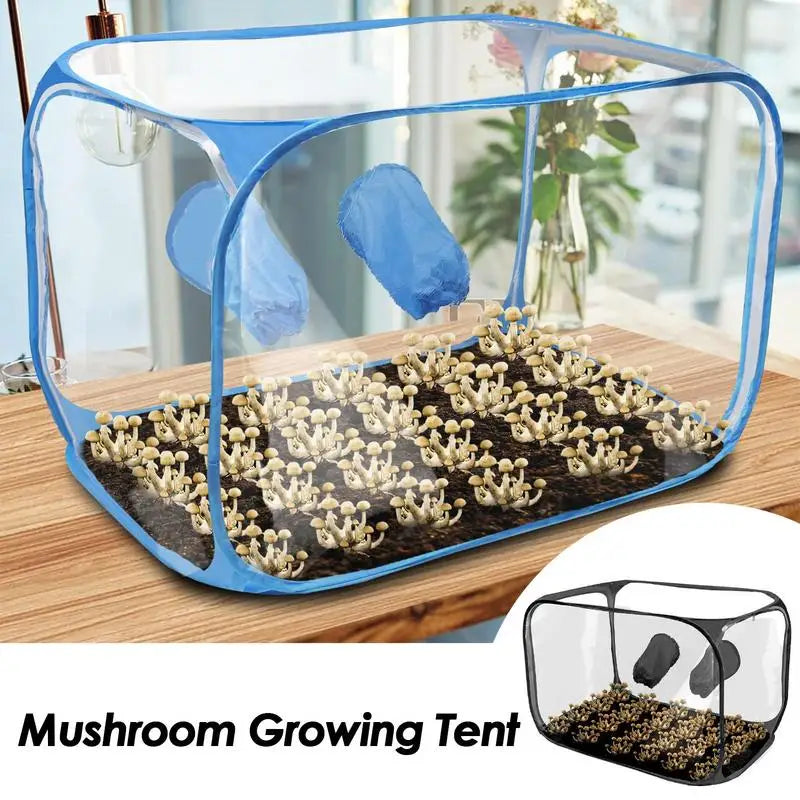 Mushroom Planting Bags Still Air Box Mushroom Tent Propagation Stations Visible Planting Tents Horticulture Supplies For Garden