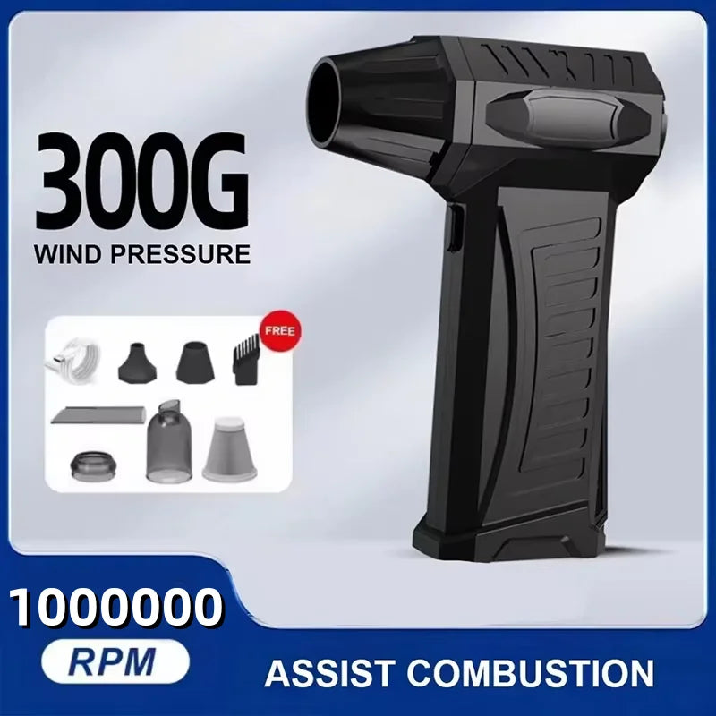 Xiaomi Super Violent Blower 1000000RPM Brushless Turbo Jet Blower 10000mAh Fast Charging Duct Fan 300G Thrust Cleaning Tool 