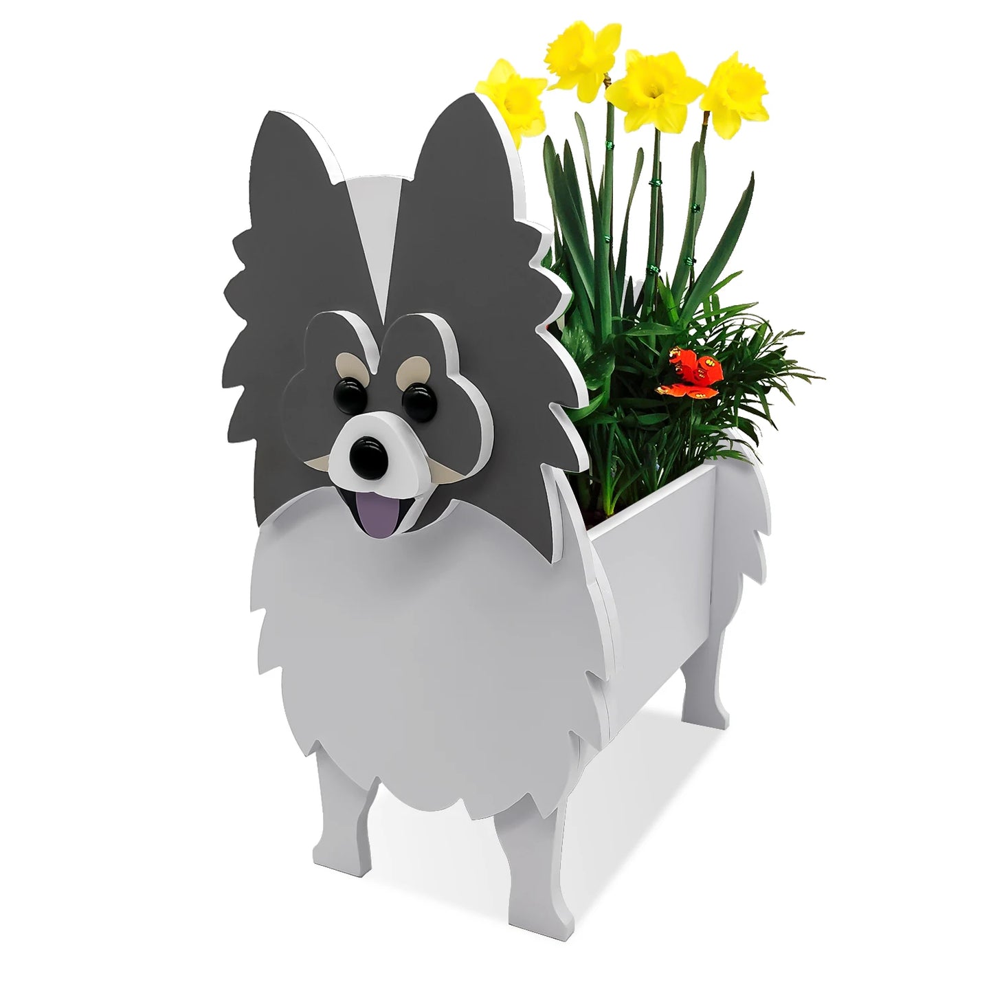 DIY Dog Planter Garden Flower Pot Pomeranian Husky Horse Sheep Elephant Bear Vase Pots Animal PVC FlowerPots Garden Home Decor