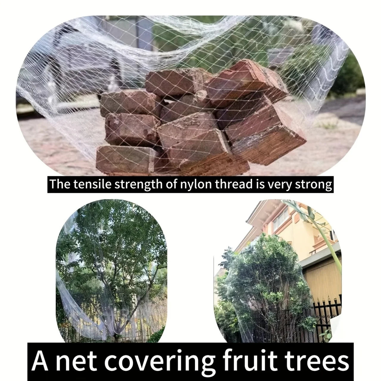 1pc, Bird Protection Net, Fine-meshed Bird Net, Cat Net For Balconies Without Drilling, Leaf Net For Fine-meshed Pond Cover Net