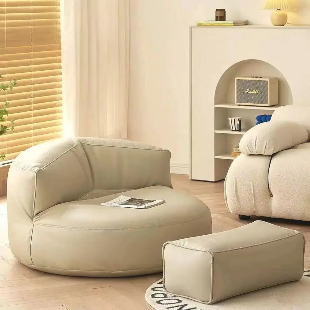 GUIG Lazy Sofa Can Lie In The Family Living Room Balcony Small Apartment Beanbag Tatami Network Red Single Sofa Living Room