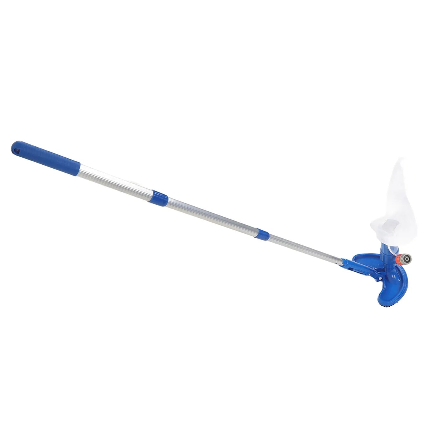 Pool Vacuum Suction Tool with Brush Portable Telescopic Rod Plastic Pool Vacuum Jet Cleaner for Spa Center Fountain