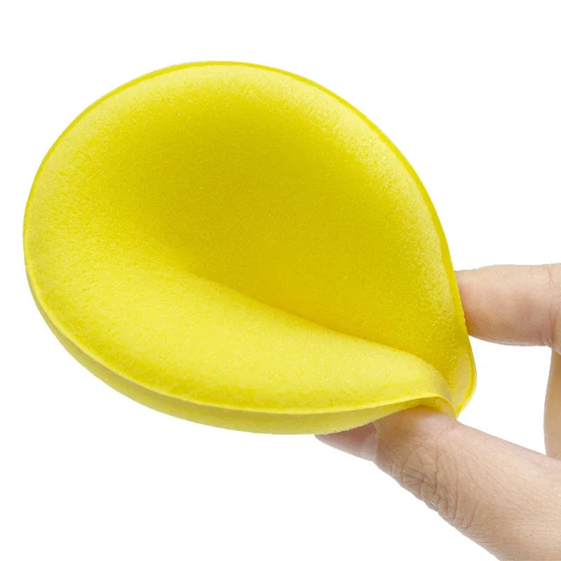 10Pcs Round Car Waxing Polish Wax Foam Sponge High Density Applicator