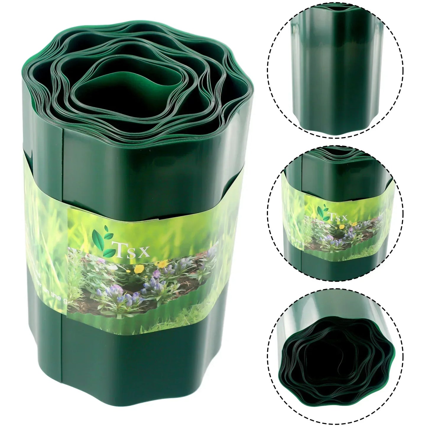 Versatile Lawn Edging Border Fence For Garden Grass Flower Beds Waterproof Recommended For Ground Level Installation