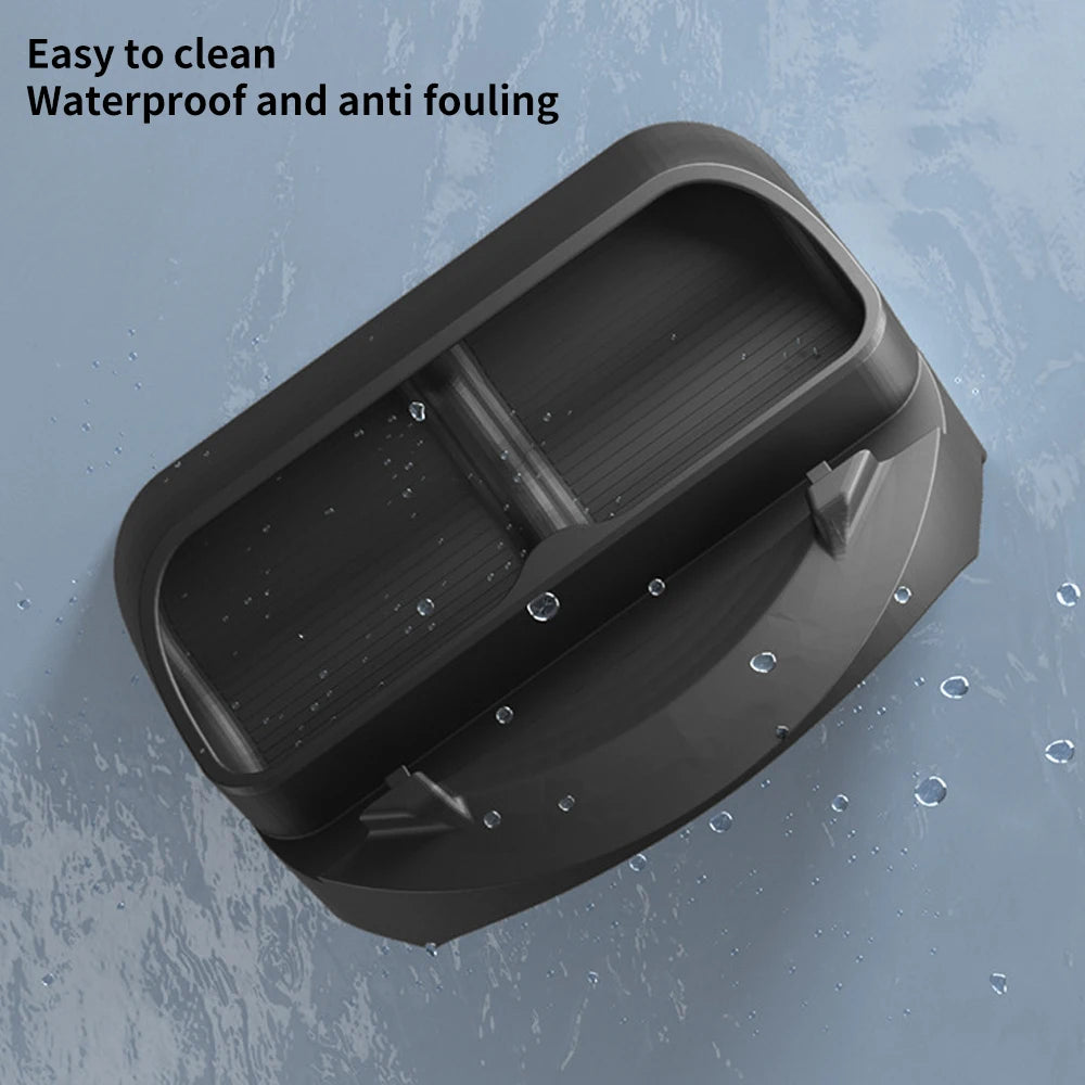 For New Tesla Model Y Juniper 2025 Model 3 Highland Steering Wheel Silicone Mobile Phone Holder Storage Box Sunglasses Stand