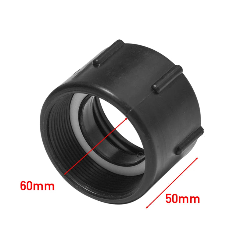 High quality IBC Water Tank Adapter 2'' to 2" Water Connector Fuel Bucket Valve Tank Garden Hose Pipe Fittings