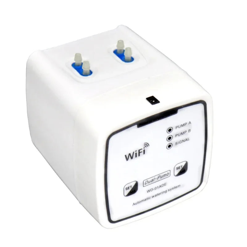 ZEXEF WIFI Intelligent Watering Device Double Pump Timed Automatic Drip Irrigation System Remote APP for Garden Terrace