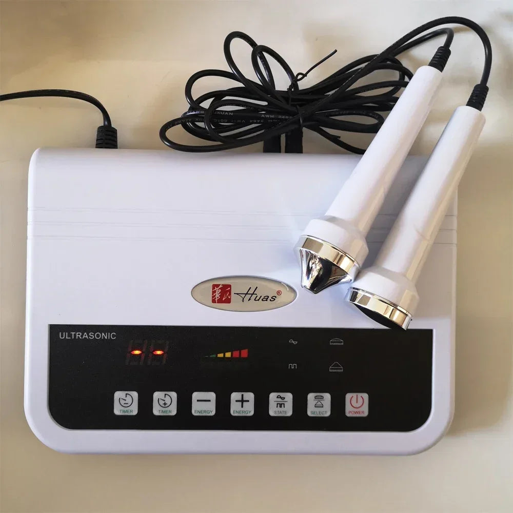 Ultrasonic Facial Beauty Machine High Frequency Ultrasound Massager Face Lifting Anti Aging Skin Tightening Skin Care Device