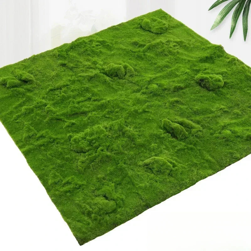 Artificial Turf Moss Wall Synthetic Grassland Fake Faux Grass Simulation Muscu Grass Decor Outdoor Decoration Garden Accessories