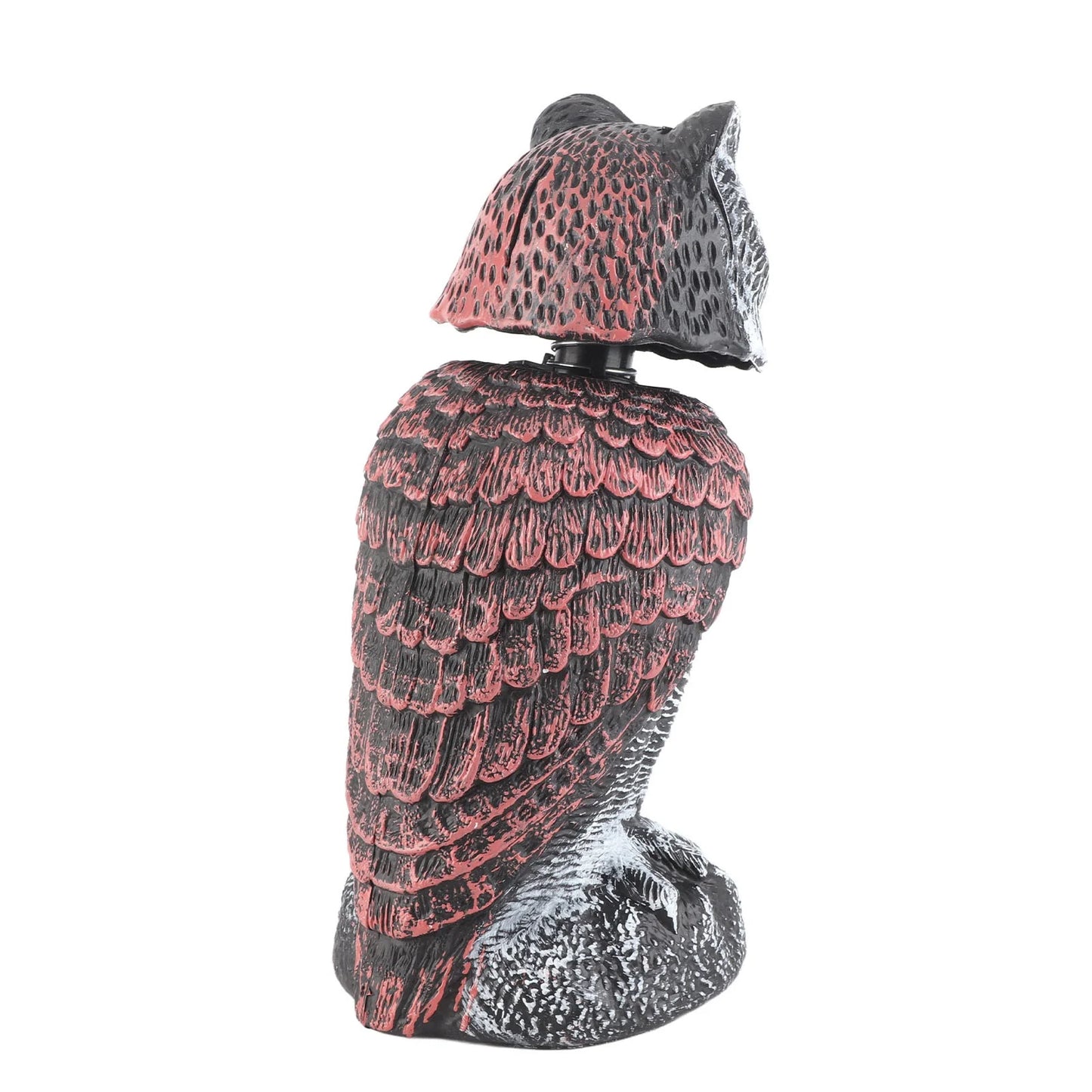 Garden Plastic Shake Head Owl Decor Lifelike Fake Owl Model Ornament for Outdoor Garden Decoration
