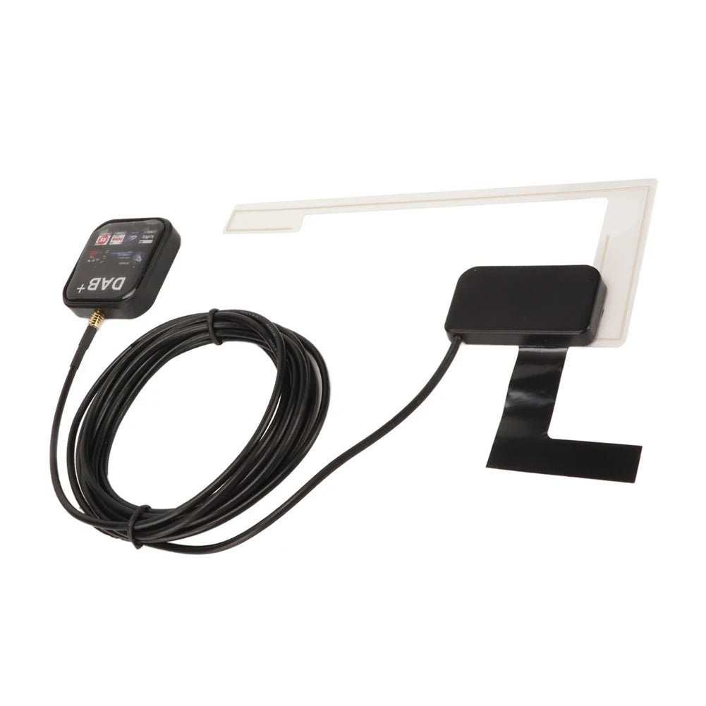 Car Radio DAB+ Amplified Antenna Adapter DAB+ Radio Receiver Car Portable Digital Radio Receiver Adapter for Android Navigator