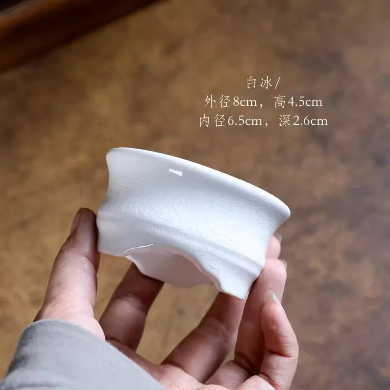 Porcelain Glazed Circle Bonsai Pot,Small Vase, Traditional Chinese Kiln Transmission, Dormitory Room,Table,Garden Decoration