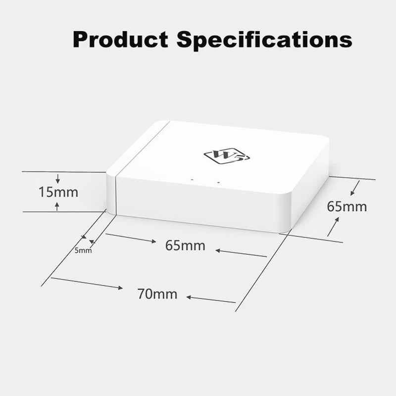 Tuya Wireless Gateway Zigbee/Bluetooth Hub W5 multi-mode Enhanced Version can access 128+sub devices