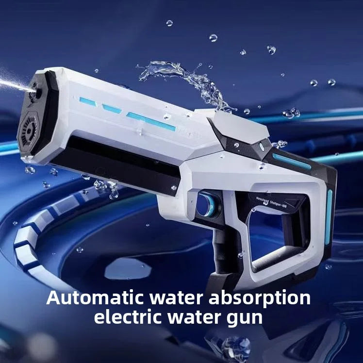 The electric water gun for children's toys can spray water continuously, automatically draw water and has a long range