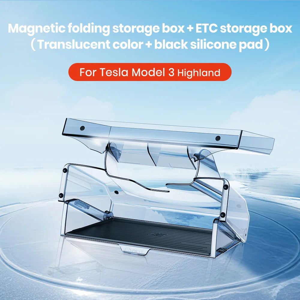 YZ For Tesla Model 3 Y Highland 2021-2024 Organizer Accessories central control screen storage box tissue box storage accessorie