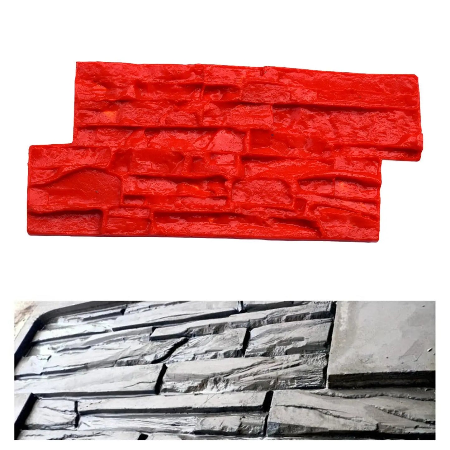 Stromatolite Concrete Mould Cement Paver Casting Mould Realistic Stone Texture Stamp Mat for Patio Decorative Wall Lawn Outdoor