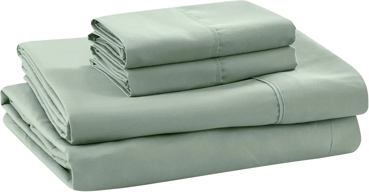 4-Piece Bedding Sheets & Pillowcase Set, Printed Extra Soft Deep Pocket Up To 16 Inch Mattress Forever Roses, Bedding Set