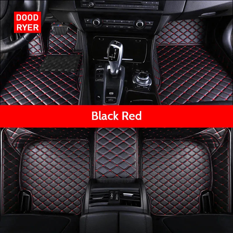 DOODRYER Custom Car Floor Mats For Tesla Model X Auto Carpets Foot Coche Accessorie