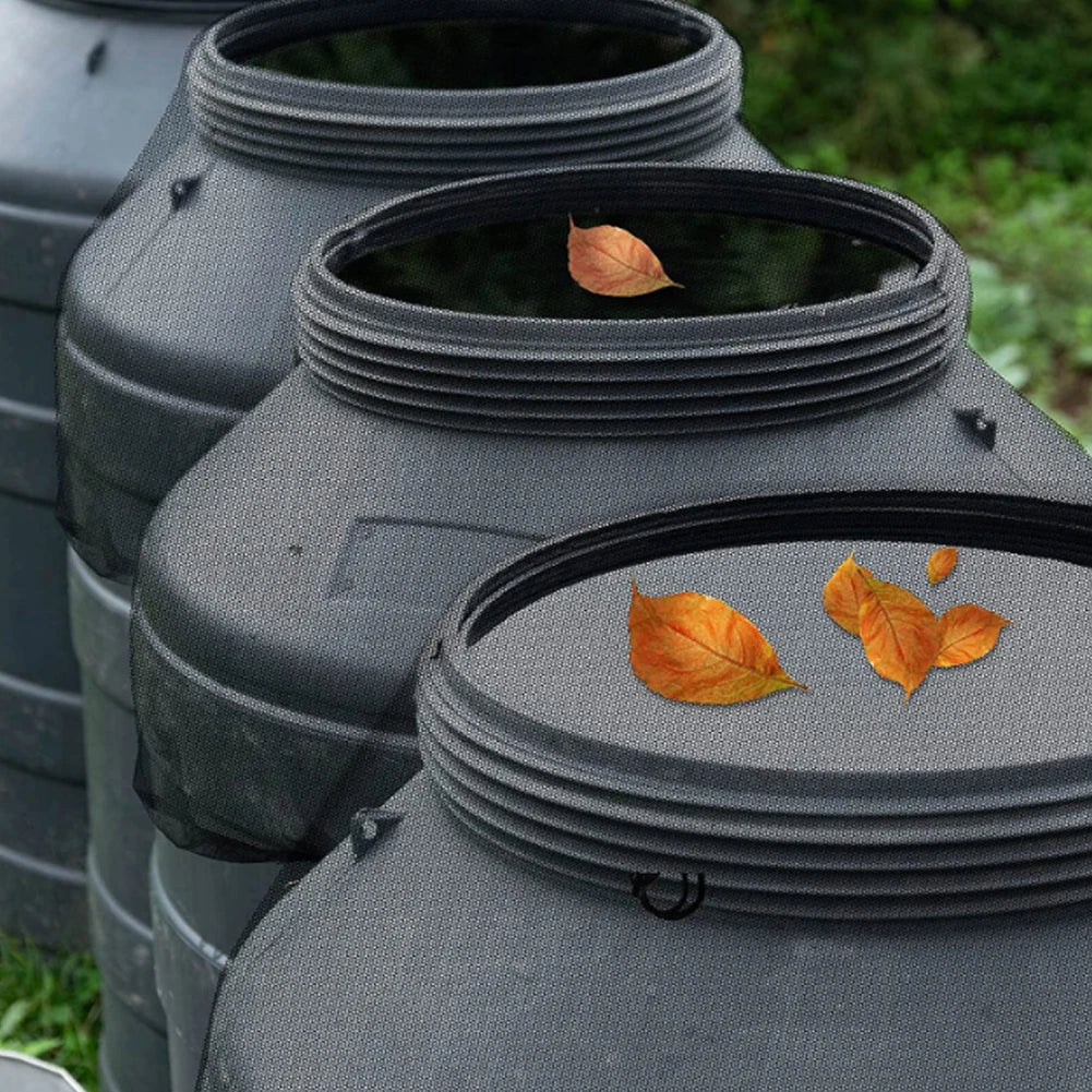 Mesh Cover Netting for Rain Barrels PE Water Collection Buckets Tank Raindrop Harvesting Tool Anti-Mosquito Water Protection