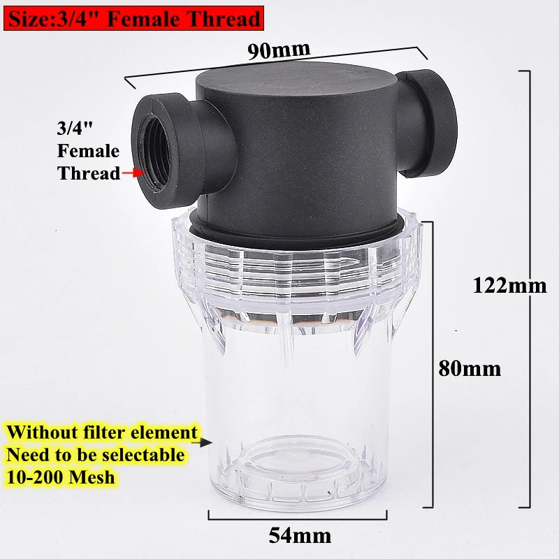 1Pc Garden Watering Filter 10 Mesh-200 Mesh Filtration Screen Domestic Kitchen Purification Filter Impurities In Water
