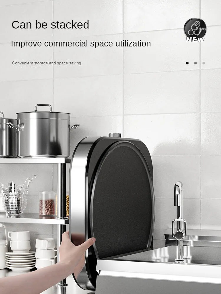 220V Household Electric Crepe Maker Commercial and Home Using Pancake Machine Non-stick Electric Baking Pan 40cm Diameter