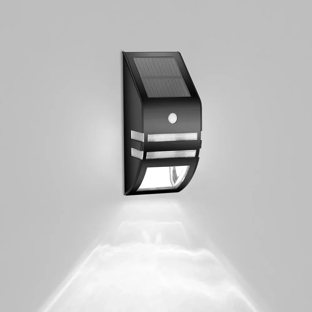 Motion Sensor LED Solar Light Outdoor Waterproof Garden Light Solar Powered Sconces Stair Fence Exterior Wall Lamps Porch Light