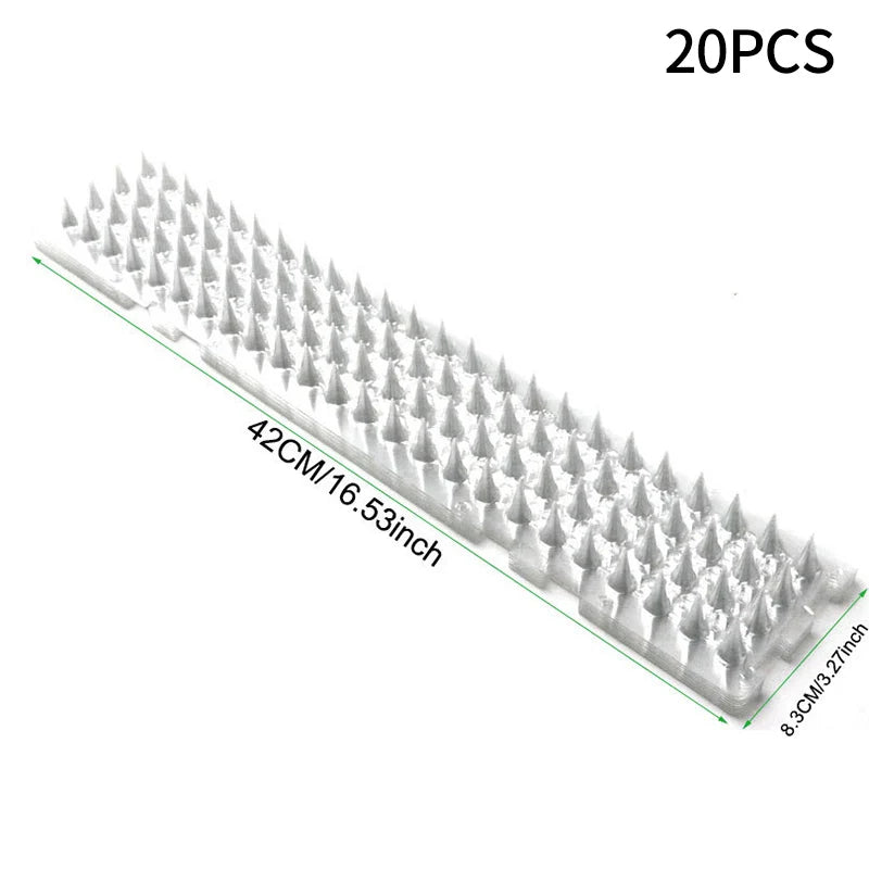 Plastic Anti-Bird Spikes Balcony Eaves Windowsills Bird Repellent Anti-Pigeon Anti-Cat Bird Repeller Thorn Boxed Package