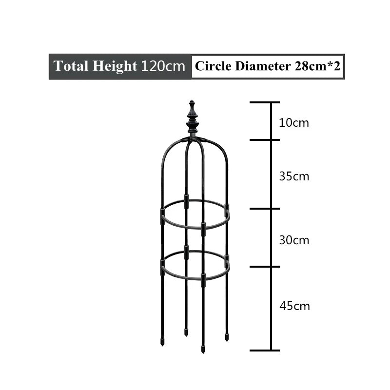 Plant Climbing Supporter Climbing Plant Support Frame Outdoor Flower Vines Pot Stand Garden Climbing Frame Indoor Floral Decor