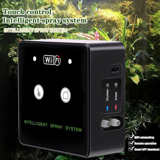 WiFi Rainforest Sprayer Control Automatic Mist Timing Spray System Kit Touch Screen Irrigation Timer Reptile Sprayer Humidifier