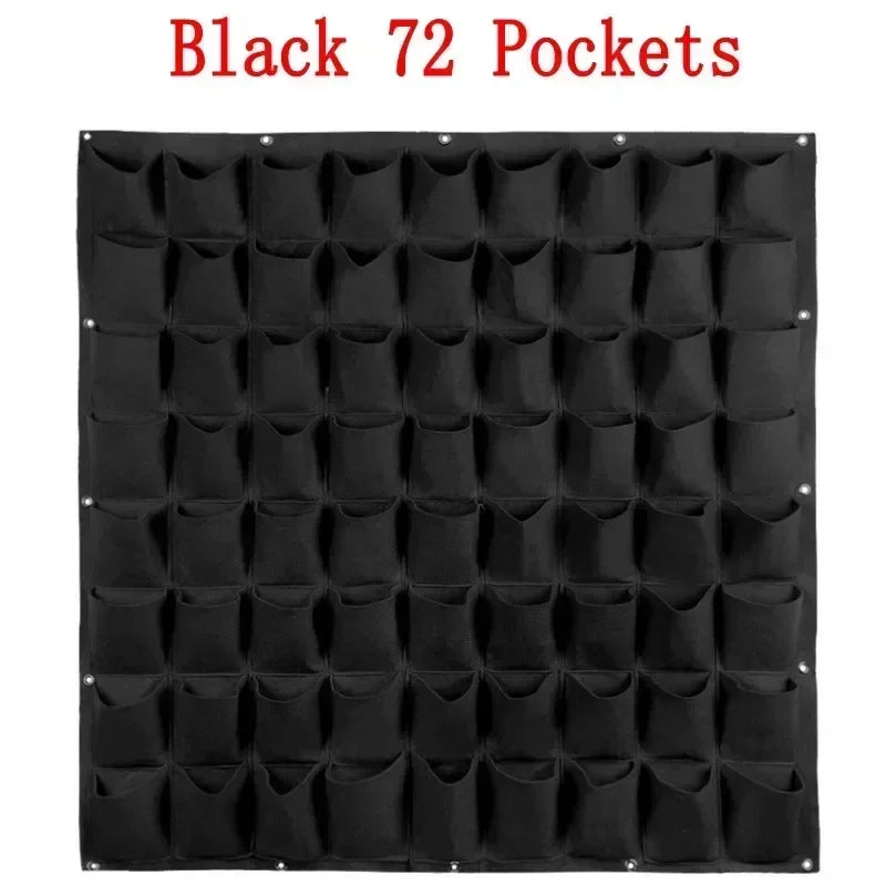 NEW Wall Hanging Pockets Planting Bags Flower Pot Home Garden Grow Bag Garden Planter Vertical Suculentas Plant Pot Home Decor