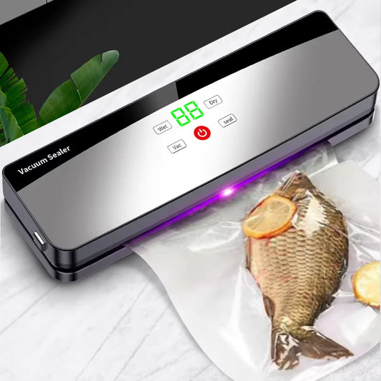 C715 Rechargeable Wireless Portability Vacuum Sealer With Sealing Countdown Display Multi-Pack Vacuum Touch Waterproof Buttons
