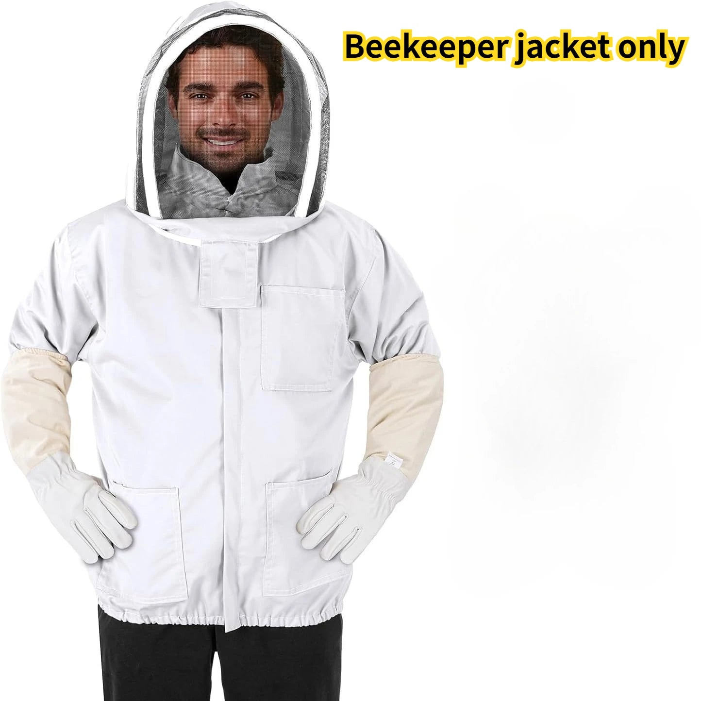 Beekeeping Clothing Veil Hood Gloves Hat Cloth Jacket Protective beekeeping suit Hooded beekeepers bee suit equipment