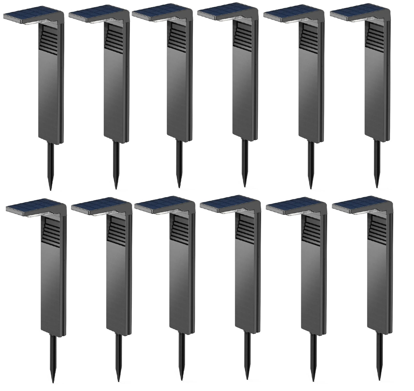 4/6/8/10/12Pcs Solar Garden Light IP64 Waterproof Outdoor LED solar lamps path lights warm white, backyards, gardens, lawn light